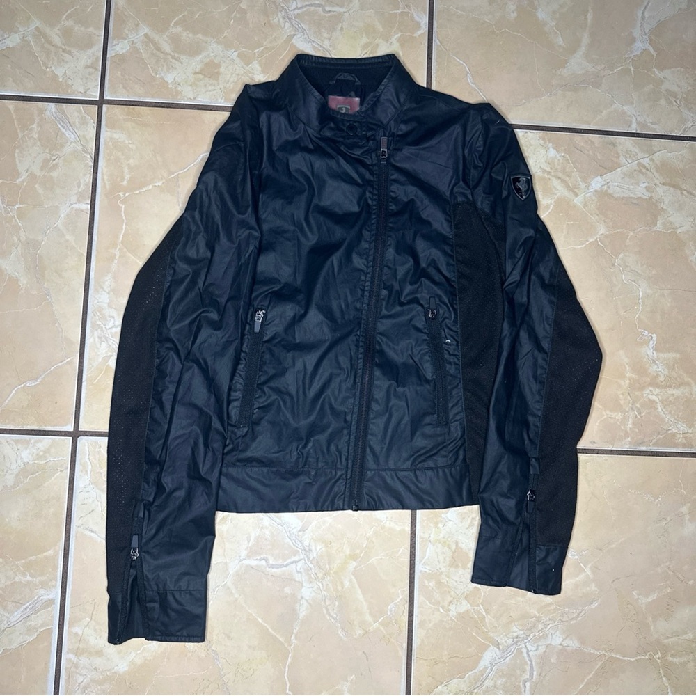 Scuderia Ferrari Women's Black Bomber Jacket